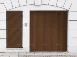 Секционные гаражные ворота под дерево Doorhan RSD02, 2200х2400